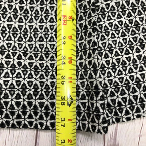 NWT J. Crew Women Contrast Eyelet Sleeveless Mini Dress Size 12 M089 -12 - Picture 3 of 12